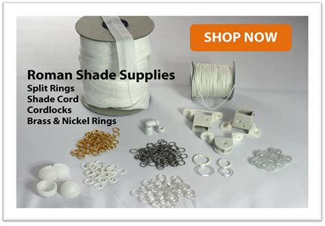 metal fabric screw rings windows|Roman Shade Hardware & Supplies .